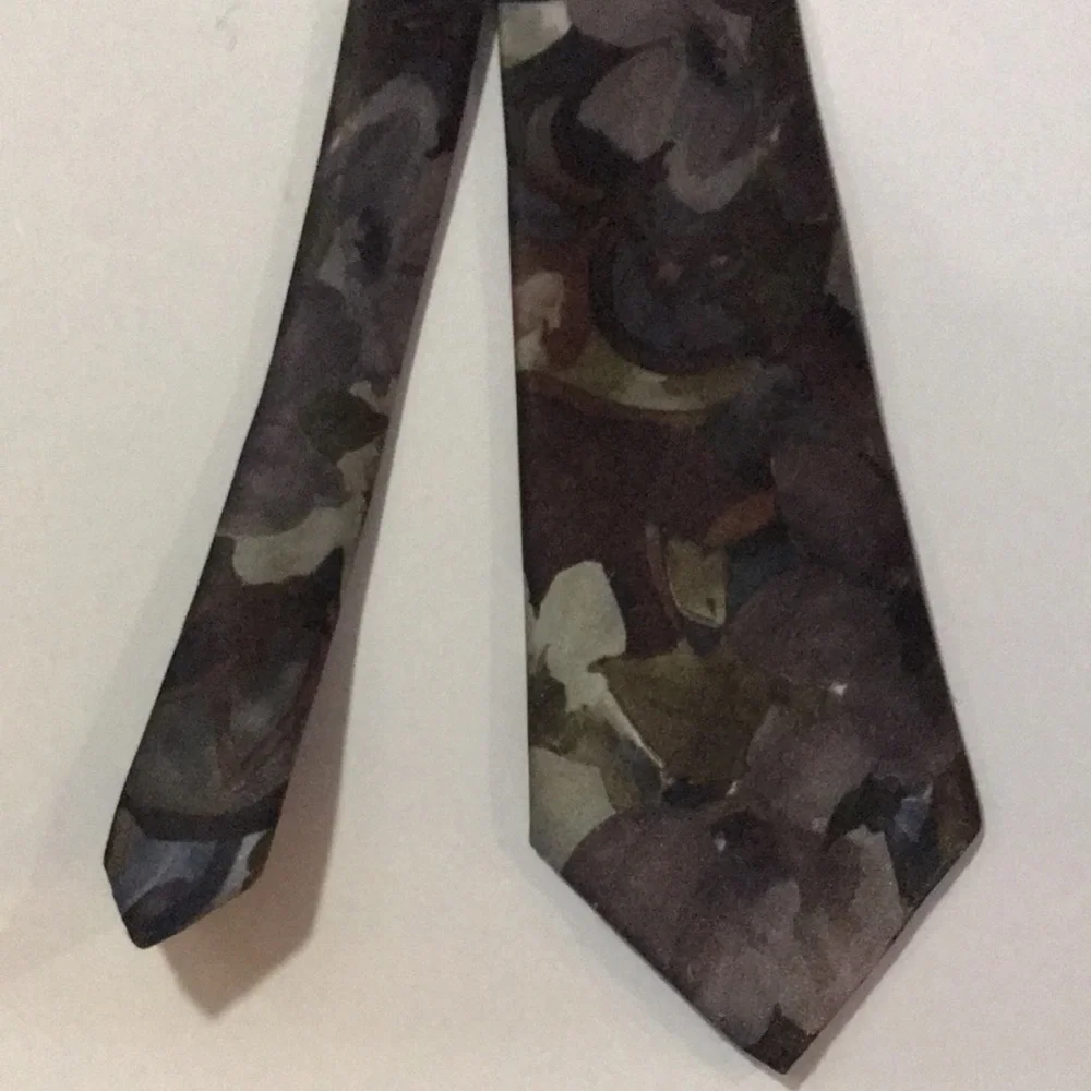 Purple Floral Tie - Picture 1 of 10